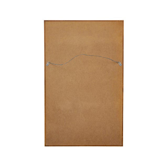 1950s Mid-Century Modern Scandinavian Segmented Wall Mirror, 1950 For Sale - Image 5 of 6