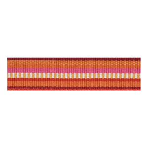 Schumacher Primavera Tape Narrow in Berry