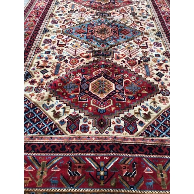 Textile Vintage French Shiraz Rug, 1950s For Sale - Image 7 of 16
