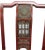 Pair Antique Chinese Blue Eye Side Chairs For Sale - Image 9 of 12