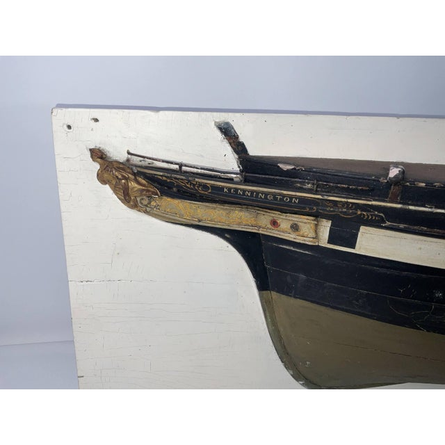 Wood Builders Half Model of Packet Ship Kennington For Sale - Image 7 of 12