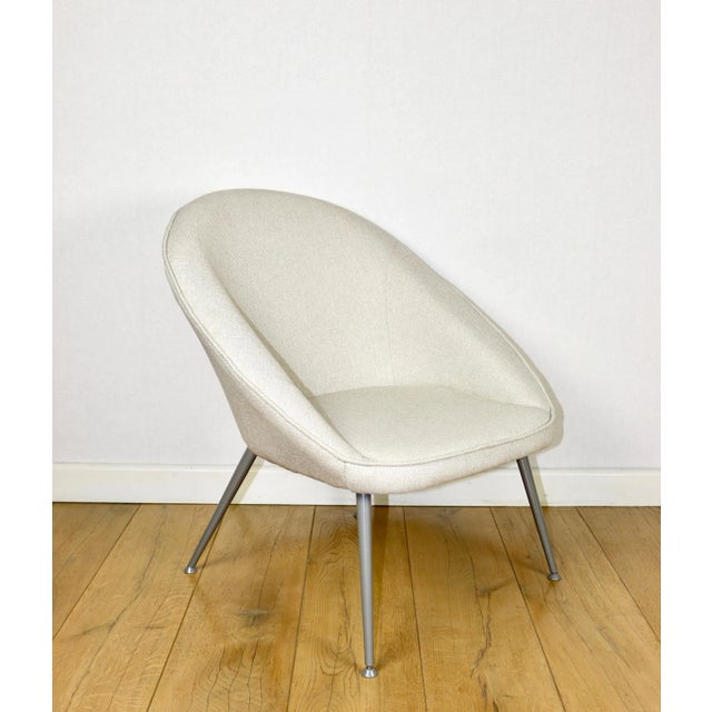 Vintage Chair with Grey Metal Legs, 1970s For Sale - Image 11 of 11