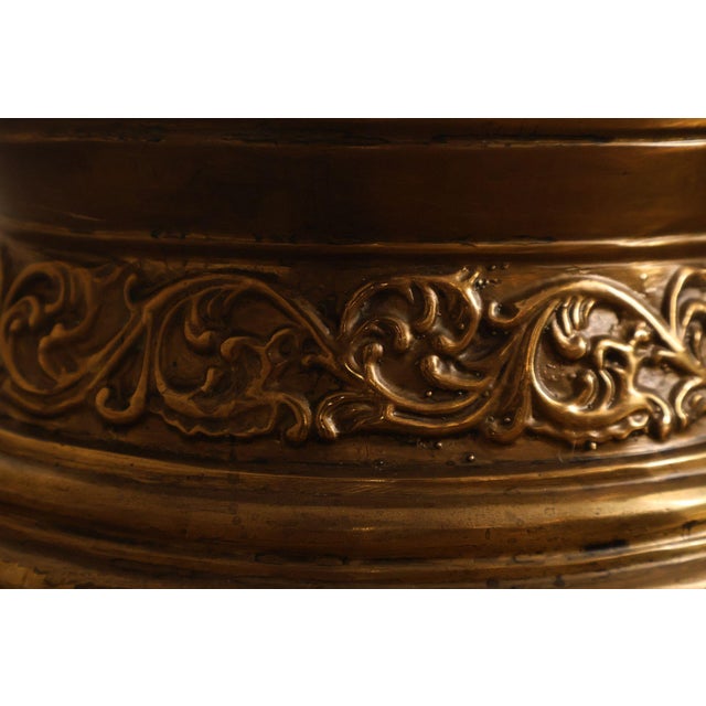 Late 20th Century Neoclassical Style Bronze Figural Torchere Floor Lamps - a Pair For Sale - Image 14 of 18