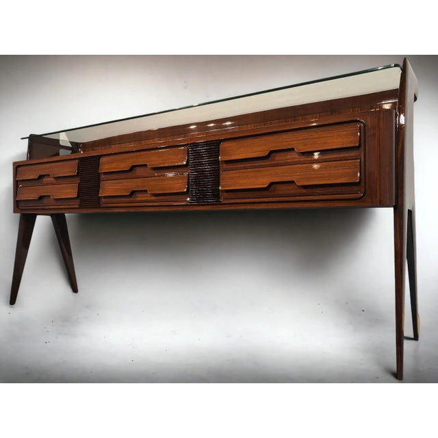 Mid-Century Modern Mid-Century Italian Teak Sideboard by Vittorio & Plinio Dassi, 1950s For Sale - Image 3 of 18