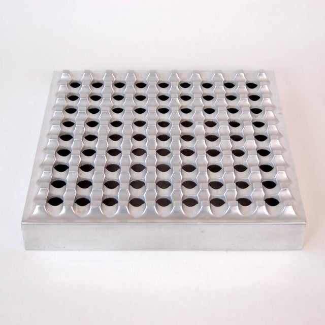 Ultima 30 Aluminum Ashtray by Holger Backstrom & Bo Ljungberg For Sale - Image 4 of 10