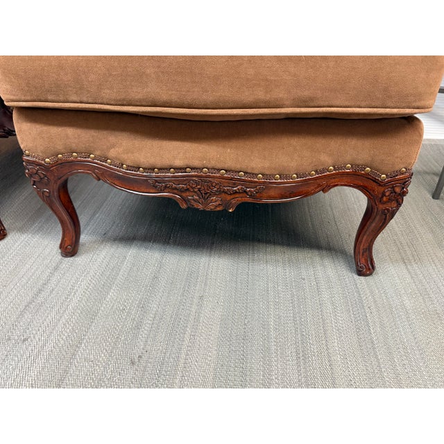 Fine Furniture Design Protege Collection Bergères, Pair For Sale - Image 10 of 13
