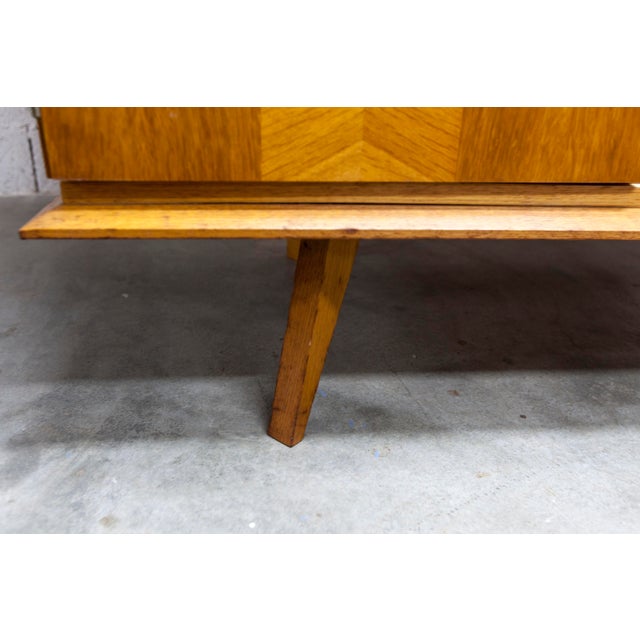 French Wardrobe with Compass Legs, 1960s For Sale - Image 10 of 18