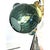 Green Italian Gold Hanging Light by Simoeng For Sale - Image 8 of 9