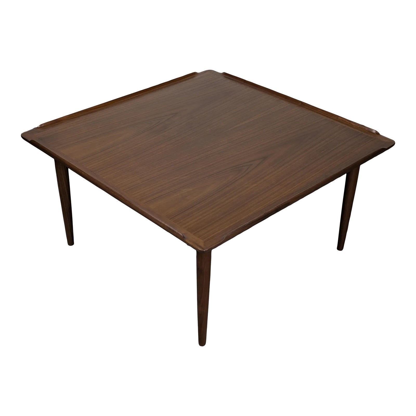 1960s Mid Century Modern Danish Teak Coffee Table by Poul Jensen for