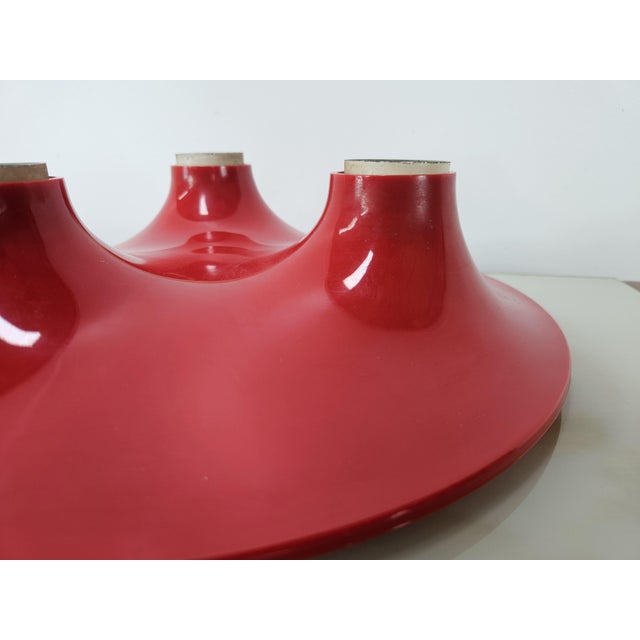 Mid-Century Modern Triteti Ceiling Lamp by Vico Magistretti for Artemide, 1970 For Sale - Image 3 of 7