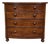 Antique English Victorian Chest of Drawers in Mahogany, 1800s For Sale