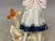 Traditional Antique German Bisque Figurine Spill Vase: Victorian Lady with Fan For Sale - Image 3 of 10