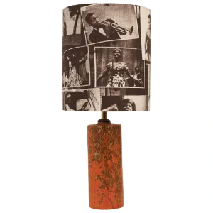 Mid-Century Hungarian Studio Ceramic Table Lamp, 1950s