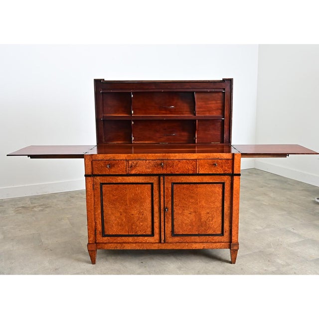 Dutch 19th Century Biedermeier Style Folding Buffet For Sale - Image 4 of 12