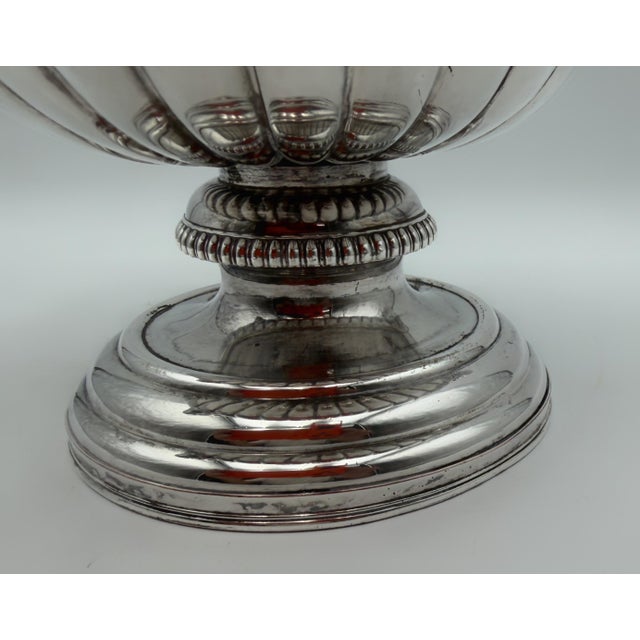 Regency English Sheffield Plate Armorial Wine Cooler, Manner of Matthew Boulton For Sale - Image 4 of 15