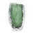 Kenneth Ludwig Chicago Emerald Crystalized Glass Vase- Medium For Sale - Image 4 of 11