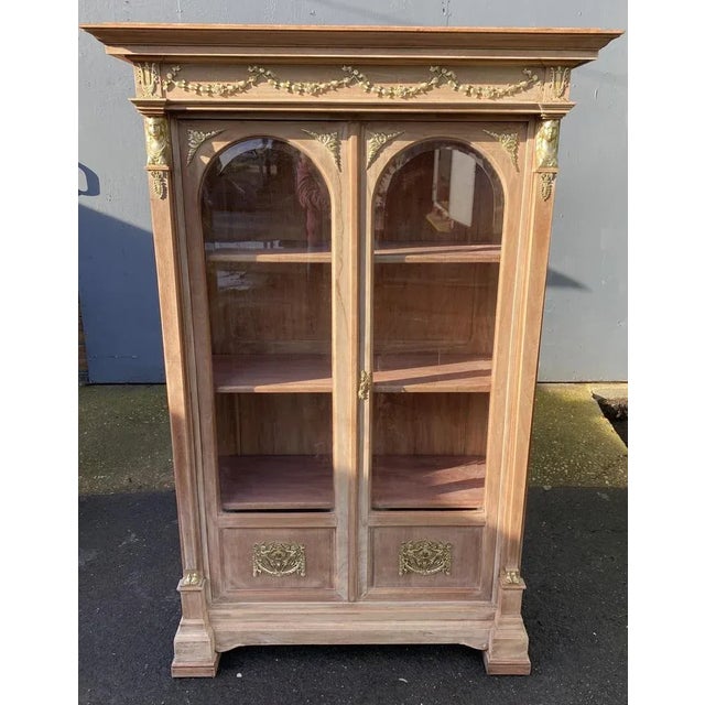 Empire French Bleached Display Cabinet, 1920s For Sale - Image 13 of 13