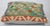 Tribal Arteverk Handwoven Afghan Kilim Pillow — Green & Red Diamond Lattice For Sale - Image 3 of 3