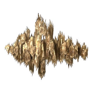 Josef Signed 1973 Brutalist Large Art Copper Metal Welded Wall Sculpture-Rare For Sale