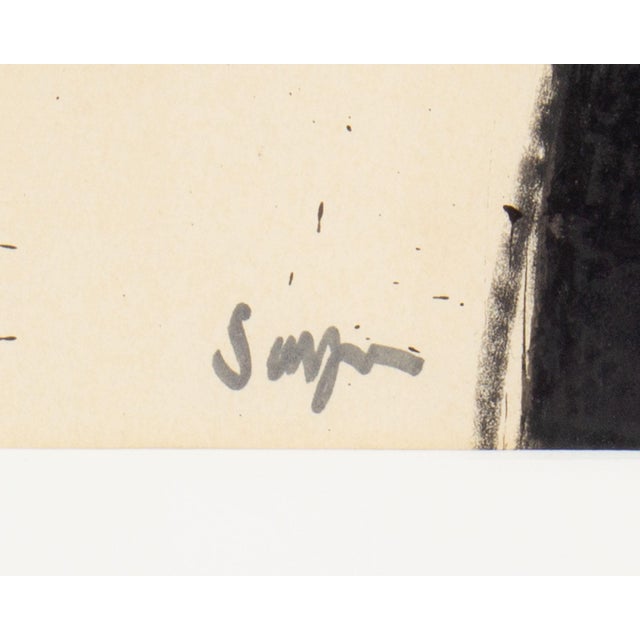 Mid 20th Century Abstract Mixed Media Painting by Roger L. Sayre For Sale - Image 5 of 7