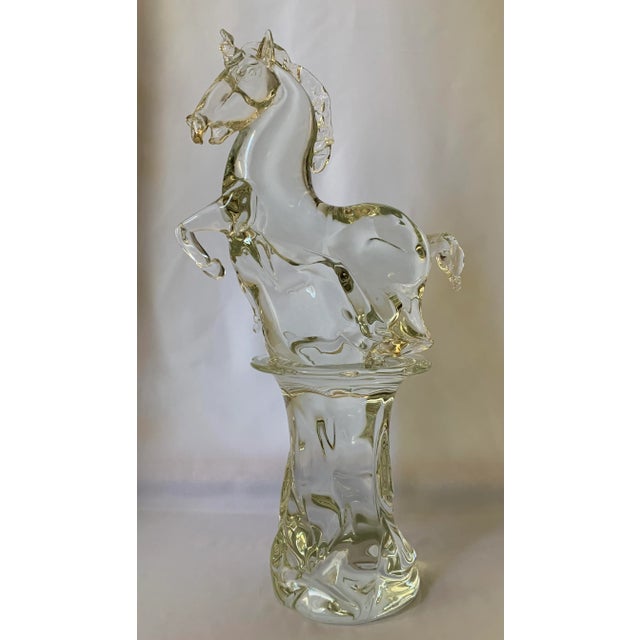 28" Tall Unicorn Murano Glass Sculpture Signed Silvano Signoretto For Sale - Image 13 of 13