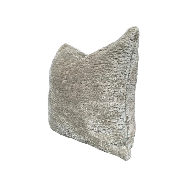 Custom-Made Silk & Cashmere Pillow For Sale - Image 9 of 9