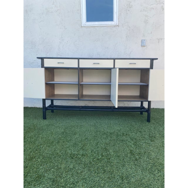 Wood McGuire Style Refinished Bamboo Sideboard For Sale - Image 7 of 13