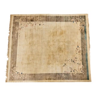 Chinese Art Deco Rug in Wool For Sale