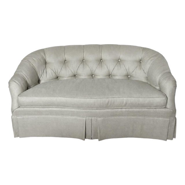 Century Furniture Tufted Loveseat. For Sale