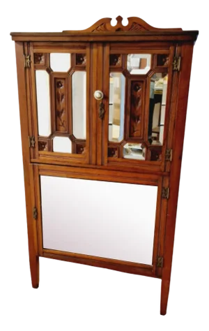 Antique Music Cabinet in Wood