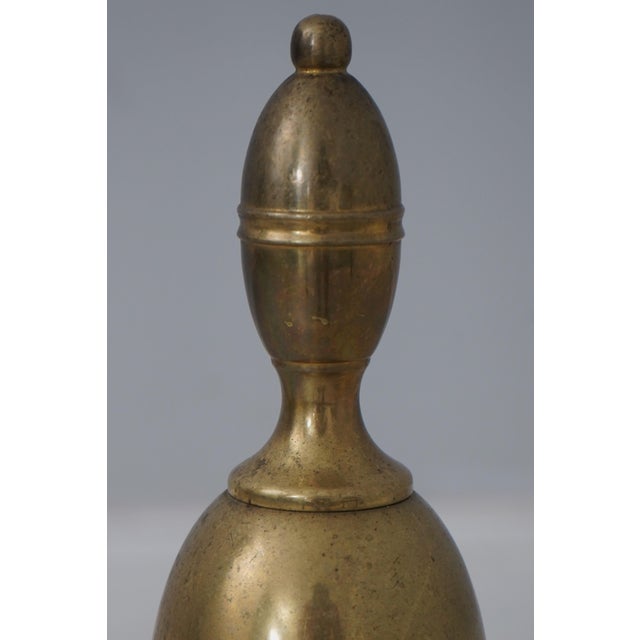 Virginia Metalcrafters Virginia Metalcrafters Colonial Williamsburg Fireplace Andirons For Sale - Image 4 of 11