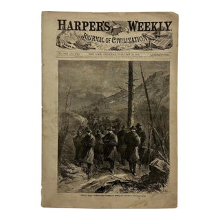 Vintage 1864 Harper's Weekly Journal of Civilization New York For Sale
