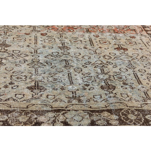Mid 20th Century Vintage Persian Mahal Rug, 03'09 X 06'11 For Sale - Image 5 of 10