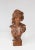 Brown Art Nouveau French Plaster Bust of a Young Woman, 1890s-1910s For Sale - Image 8 of 10