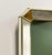 Rectangular Bevelled Mirror with Brass Frame from De Knudt, Belgium, 1980s For Sale - Image 6 of 8