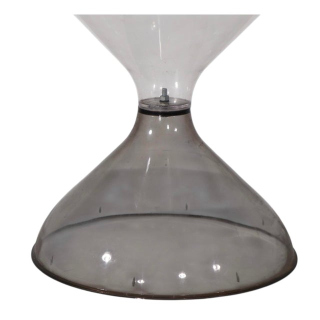 Mid-Century Modern Circa 1970's Space Age Teardrop Lucite Teardrop Terrarium Planter For Sale - Image 3 of 12