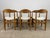 Set of six dining chairs designed by Henning Kjærnulf and produced by EG Kvalitetsmøbel in Denmark. Crafted in solid oak,...