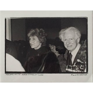 Fred McDarrah, Herbert & Mercedes Matter, 1978 For Sale