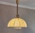Metal Large Leather, Vellum and Brass Cocoon Chandelier, Italy, 1950s For Sale - Image 7 of 9
