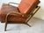 1950’s Mid Century Adrian Pearsall Style Lounge Danish Leather Chair - Made in DenMark For Sale - Image 10 of 18