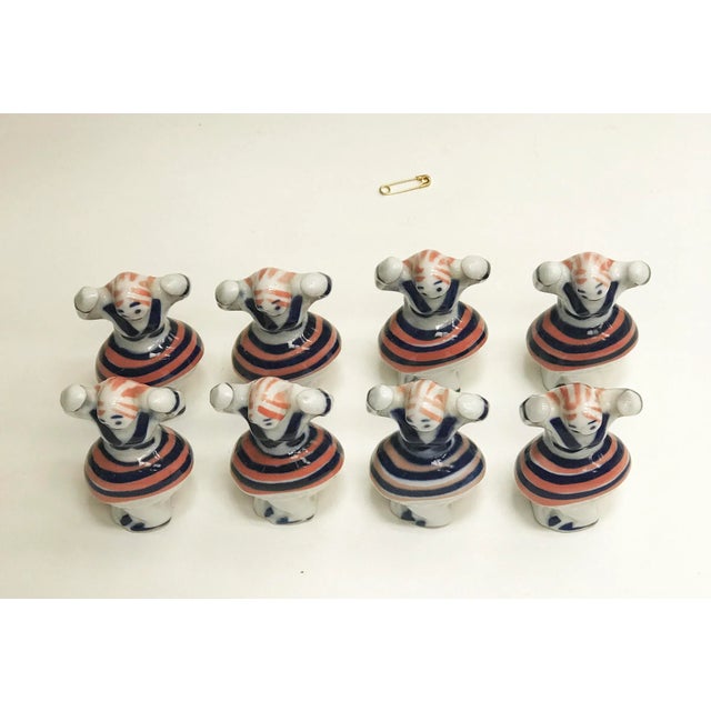 Muñeiras Figurines from Sargadelos, 1980s, Set of 8 For Sale - Image 3 of 13