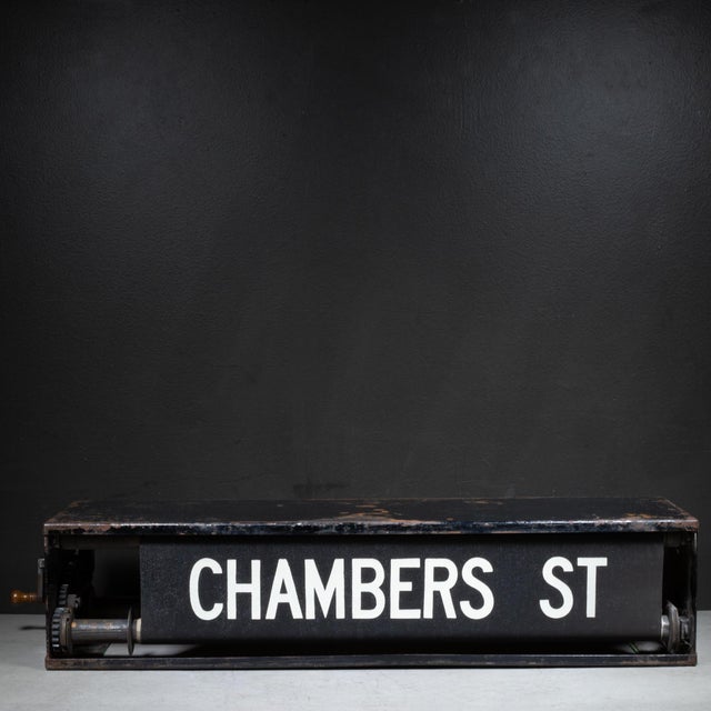 Brooklyn Nyc Subway Destination Roll c.1900-1910 For Sale - Image 10 of 16