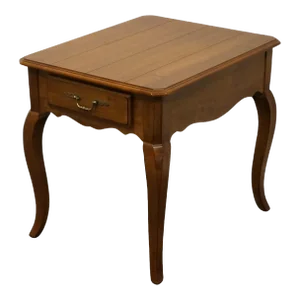 Ethan Allen Legacy Collection Solid Maple 22" Accent End Table 13-8304 - 213 Russet Finish