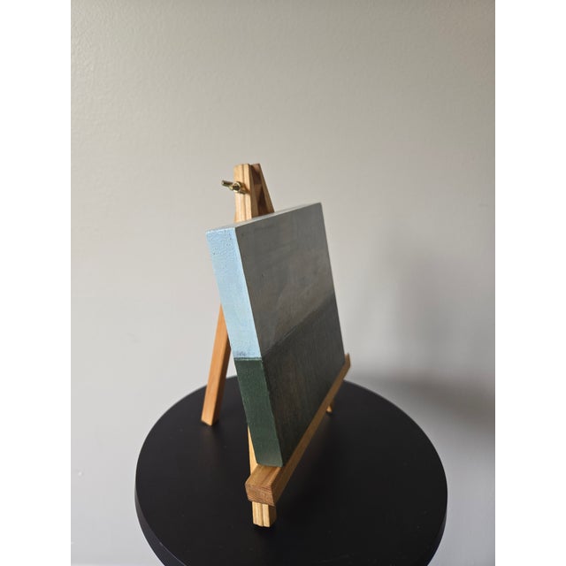 Contemporary Where Horizon Resets Abstract Acrylic Painting For Sale - Image 3 of 3
