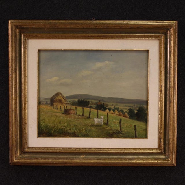 Landscape, 1935, Small Oil on Board, Framed For Sale - Image 16 of 16