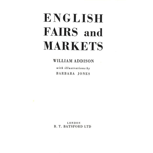 ADDISON, William [199] pp. B.T. Batsford Ltd 1953 9" x 6 3/8" w/ illustrations by Barbara Jones
