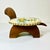 Wood 1970s Vintage Arts & Crafts Coastal Folk Art Needlepoint Cushion & Pine Turtle Footstool. For Sale - Image 7 of 16