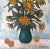 Laimdots Murnieks, Sunflowers, 1999, Oil on Canvas For Sale - Image 4 of 5