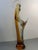 Stunning Vintage Murano Archimede Seguso Amber Bullicante Glass Madonna Sculpture, 13.5" - 14". This Mid-Century Modern...