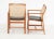 1980s King Series Armchairs in Cherrywood by Rud Thygesen and Johnny Sorensen for Fredericia, 1980s, Set of 2 For Sale - Image 5 of 7
